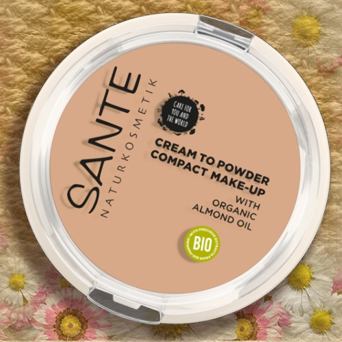 Keinplunder-Naturkosmetik: Compact Cream-to-Powder Sante